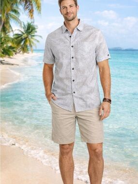Caribbean Joe Tropical Button Down Shirt – 2XL (NWT)